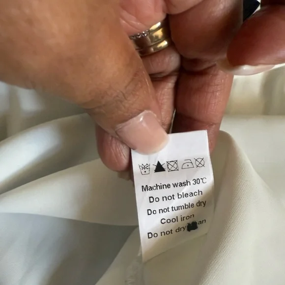 Allegra K Collared Button Down Blouse Top Long Sleeve Office Career NWT Size XS - Picture 8 of 9